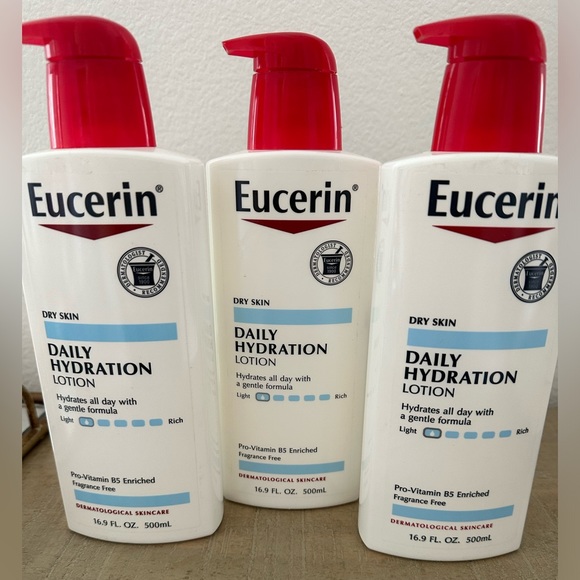 Other - 3 Eucerin DAILY HYDRATION LOTION
